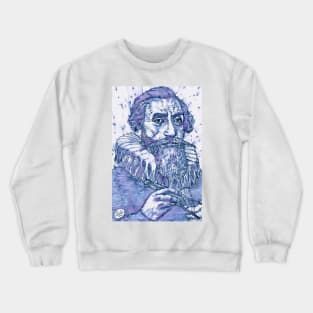 JOHANNES KEPLER watercolor and ink portrait Crewneck Sweatshirt